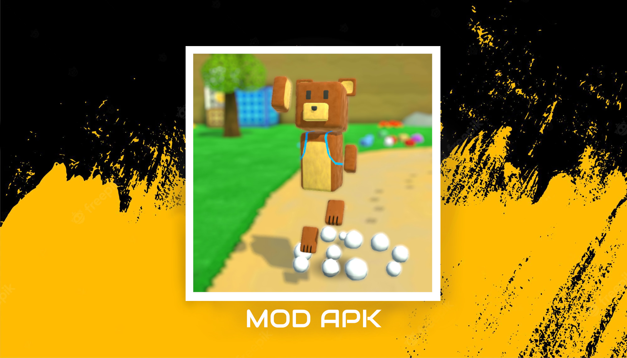 Super Bear Adventure Mod APK Unlimited Money, God, Skins